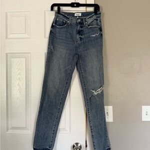 Pistola Distressed Blue Jeans Denim Size 24